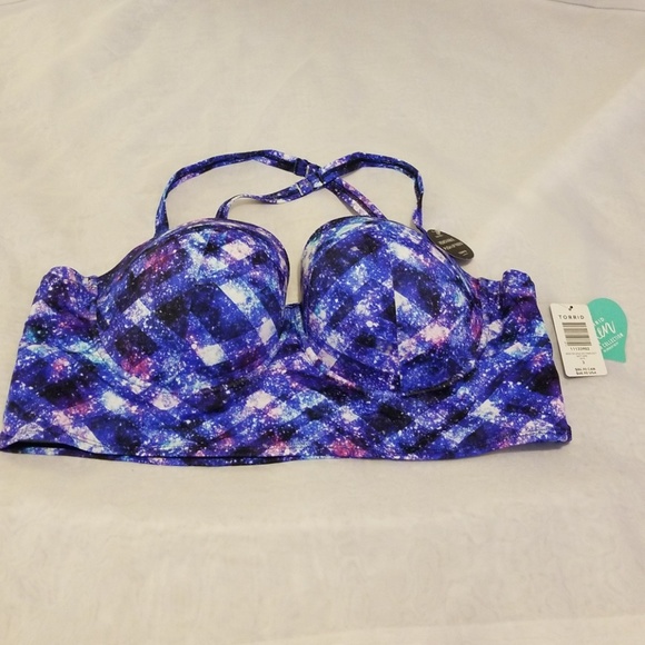 torrid Other - Torrid Bikini Top Space Geo Strapless size 3